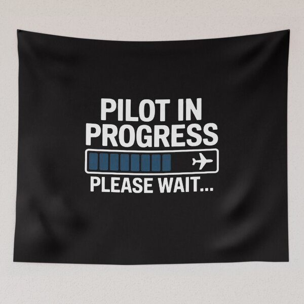 Item preview, Pilot In Progress - Airline Pilot Aviation Aircraft Lover designed and sold by demarioTTS.