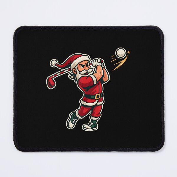 Item preview, Golfer Santa Christmas Golf Shirt Men Kids Boys Golfing Xmas designed and sold by LeanneSandra.