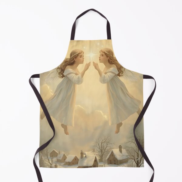 Item preview, Heavenly Choir Above Winter Town designed and sold by Valeree Store.