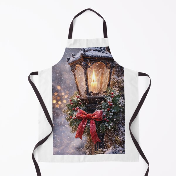 Item preview, Victorian lantern adorned with holiday cheer designed and sold by The Cozy Cauldron.