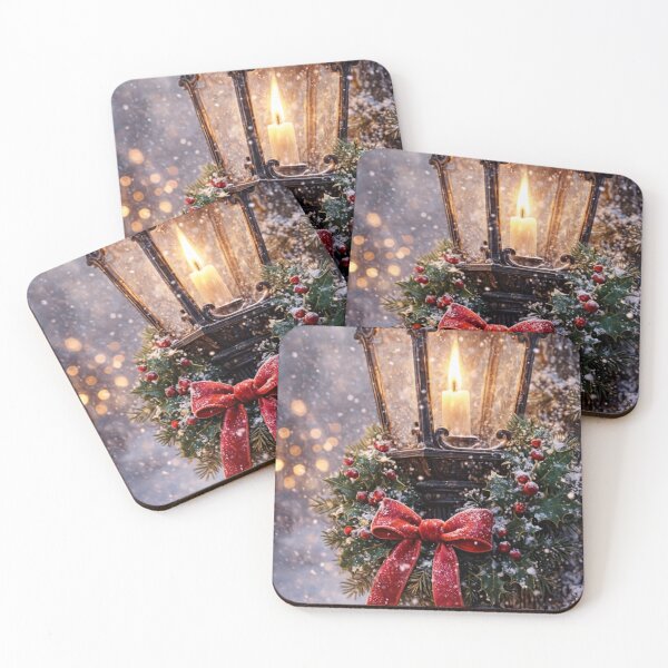 Item preview, Victorian lantern adorned with holiday cheer designed and sold by The Cozy Cauldron.
