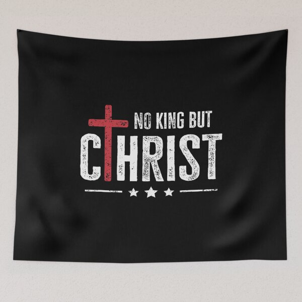 Item preview, Faith Bible No King But Christ Jesus Is King Christian designed and sold by LeanneSandra.