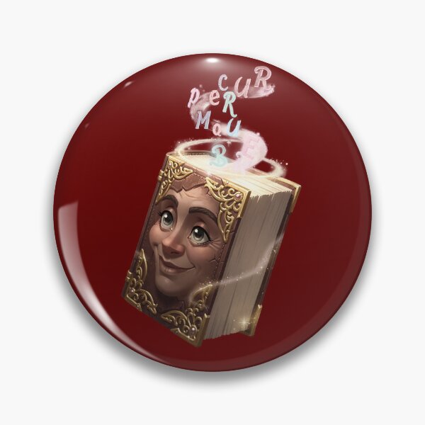 Item preview, Magical Spellbook with Smiling Face - Fantasy Wizard Book Illustration designed and sold by RudArtAI.