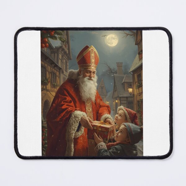 Item preview, Traditional St. Nicholas Illustration designed and sold by Valeree Store.