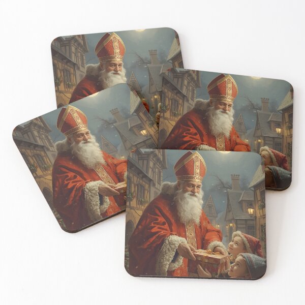Item preview, Traditional St. Nicholas Illustration designed and sold by Valeree Store.