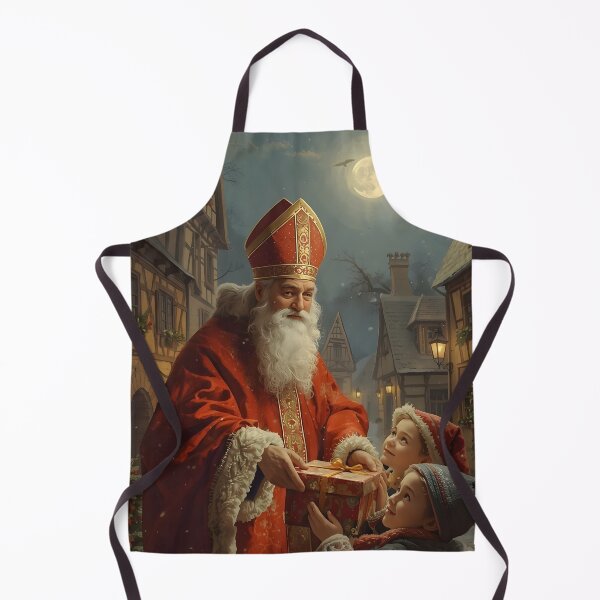 Item preview, Traditional St. Nicholas Illustration designed and sold by Valeree Store.