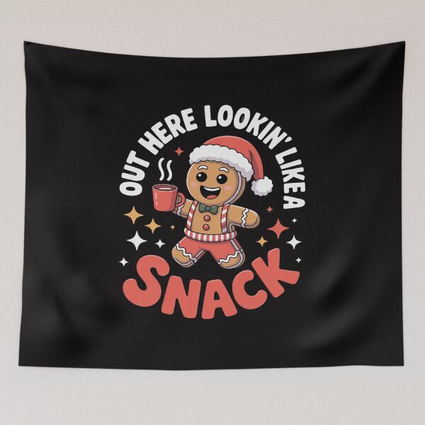 Item preview, Out Here Looking Like A Snack BouJee Xmas Gingerbread designed and sold by portcrysral.