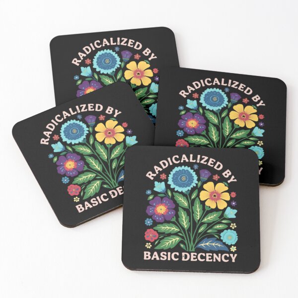 Item preview, Radicalized By Basic Decency Against Fascism Daisy Flowers Floral designed and sold by HumansStuck12.