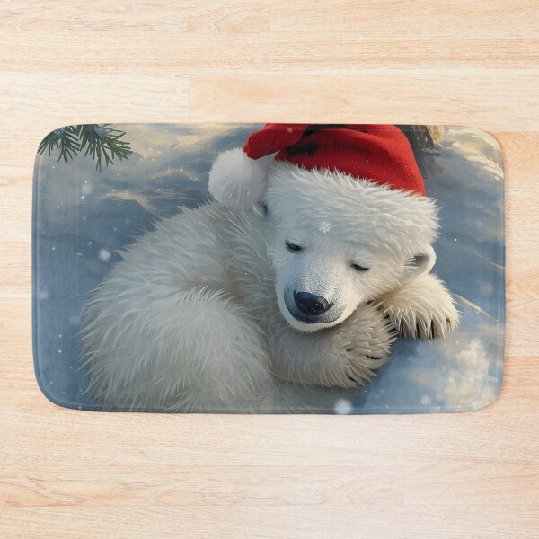 Item preview, Adorable Christmas Bear Cozy Moment designed and sold by Valeree Store.