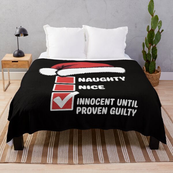 Item preview, Naughty Nice Innocent Until Guilty Xmas Men Women Christmas designed and sold by portcrysral.