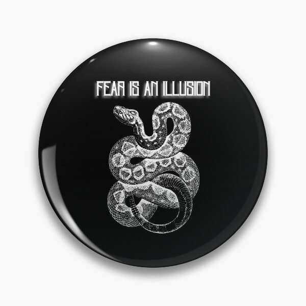 Item preview, Fear Is an Illusion – Snake Minimalist Design designed and sold by NARROWDESIGNS.