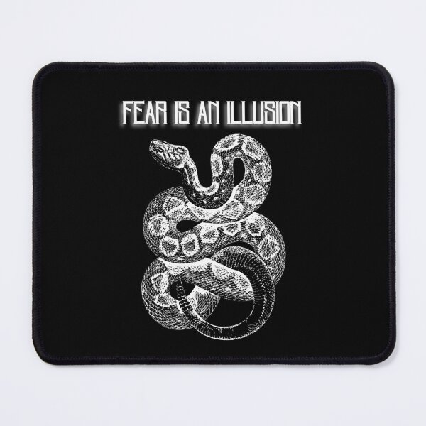 Item preview, Fear Is an Illusion – Snake Minimalist Design designed and sold by NARROWDESIGNS.