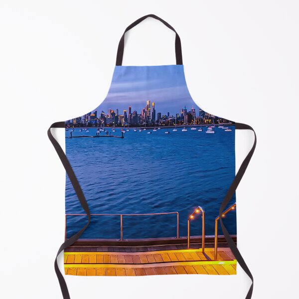 Item preview, Melbourne Cityscape at Sunset from St. Kilda Pier - Melbourne, Victoria, Australia designed and sold by Steven Jodoin.