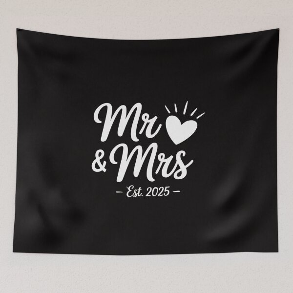 Item preview, Mr. And Mrs. Est. 2025 Married Couple Wedding Husband & Wife designed and sold by portcrysral.