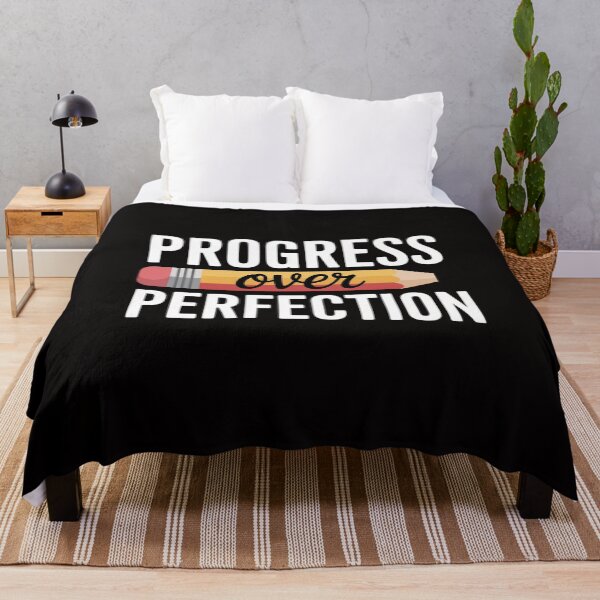 Item preview, Motivational Progress Over Perfection back to School Teacher designed and sold by portcrysral.