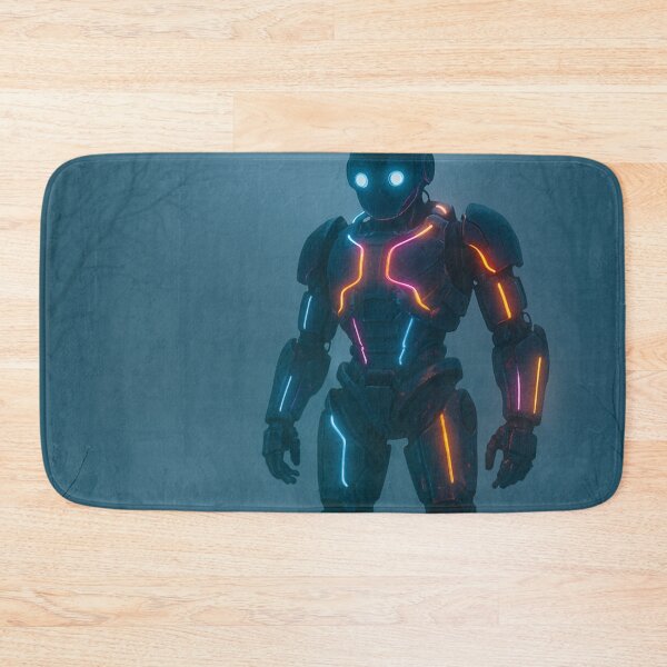 Item preview, modern mech robot encounters a cat designed and sold by Mauswohn.