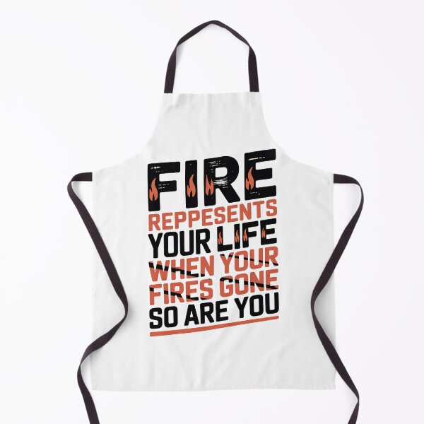 Item preview, Fire Represents Your Life Quote designed and sold by graphic-genie.