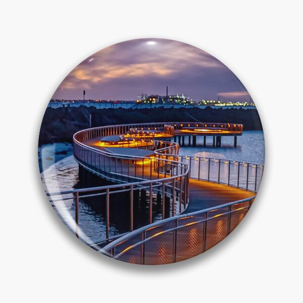 Item preview, Sunset at the new S-Shaped Fairy Penguin Viewing Platform - St. Kilda, Victoria, Australia designed and sold by Steven Jodoin.