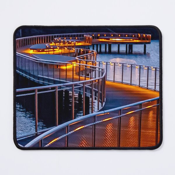 Item preview, Sunset at the new S-Shaped Fairy Penguin Viewing Platform - St. Kilda, Victoria, Australia designed and sold by Steven Jodoin.