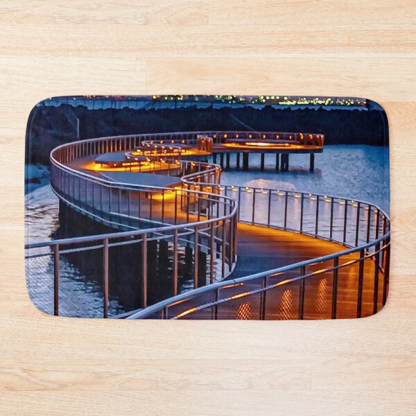 Item preview, Sunset at the new S-Shaped Fairy Penguin Viewing Platform - St. Kilda, Victoria, Australia designed and sold by Steven Jodoin.
