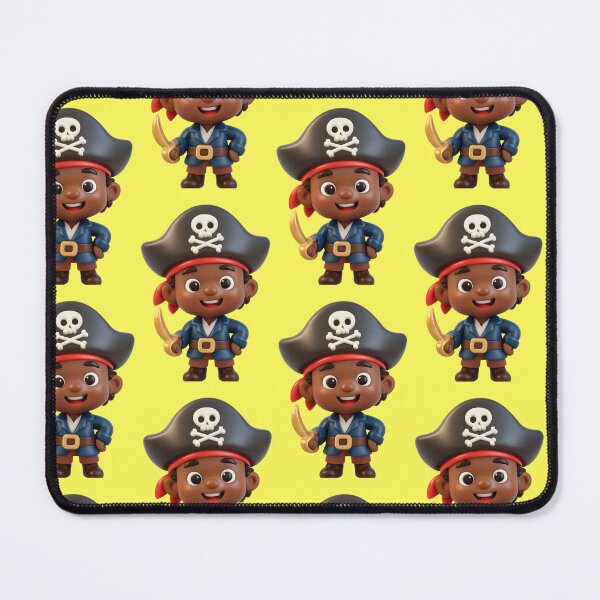 Item preview, cute African-American pirate designed and sold by Mauswohn.