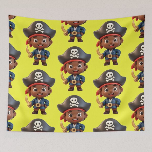 Item preview, cute African-American pirate designed and sold by Mauswohn.