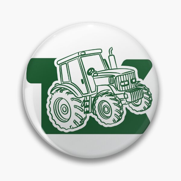 Artikelvorschau, Niedliches grünes Traktor-Shirt für Jungen – Illustration eines landwirtschaftlichen Nutzfahrzeugs entworfen und verkauft von FoxAutor.