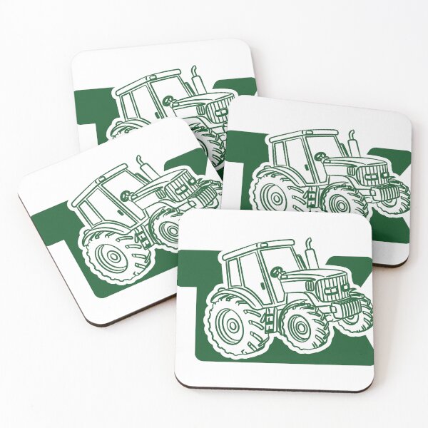Item preview, Cute Green Tractor Shirt for Boys – Cartoon Farm Vehicle Illustration designed and sold by FoxAutor.