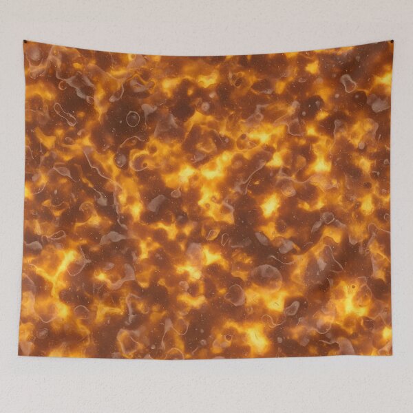 Item preview, Textura de lava ámbar fundida designed and sold by Kaleidoscope Print.