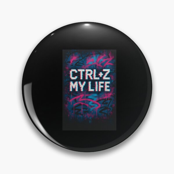 Item preview, Ctrl-Z My Life Glitch Tech Street Art designed and sold by tcxvlzrifmq76.