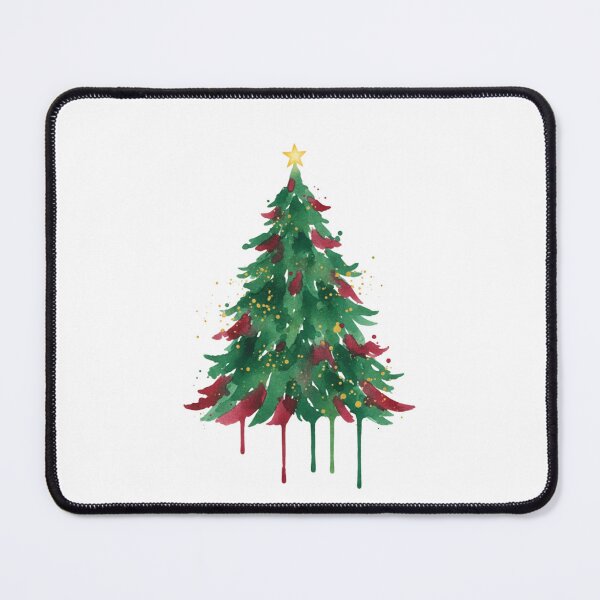 Item preview, Colorwater Christmas Tree Hand-Painted Festive designed and sold by chattsuede.