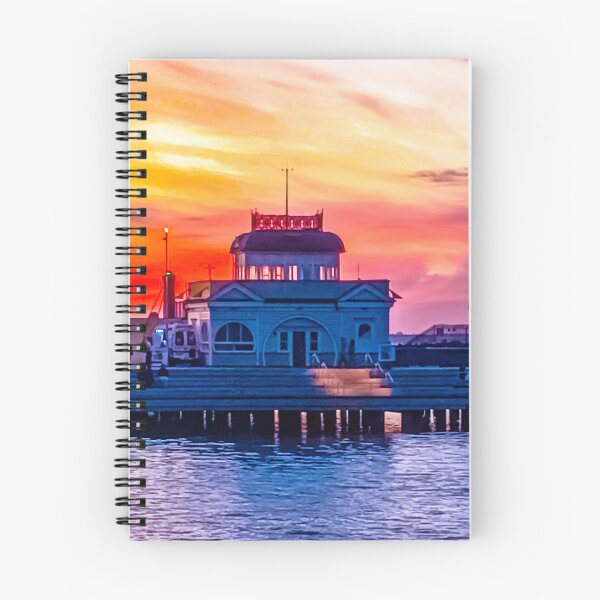 Item preview, Sunset out beyond the St. Kilda Pier - St. Kilda, Victoria, Australia designed and sold by Steven Jodoin.