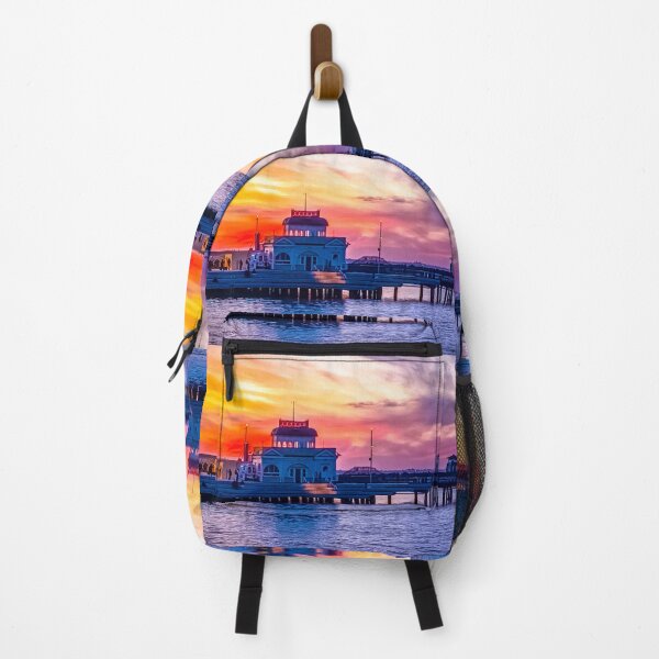 Item preview, Sunset out beyond the St. Kilda Pier - St. Kilda, Victoria, Australia designed and sold by Steven Jodoin.