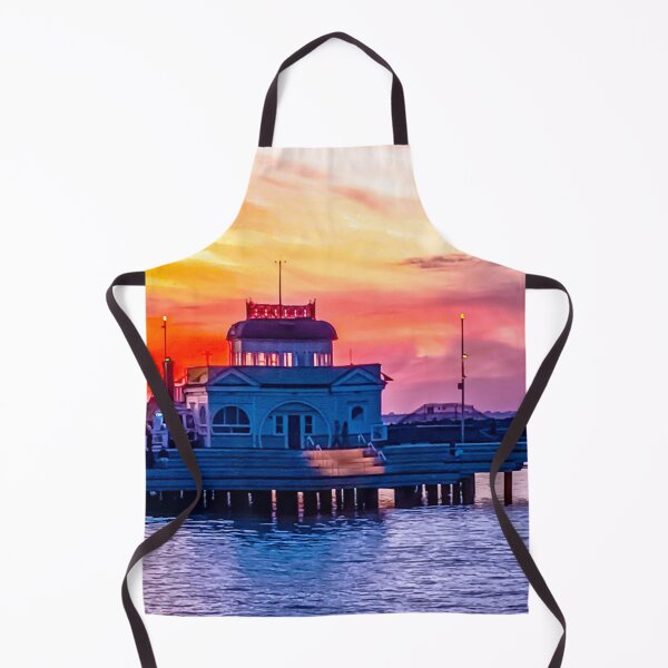 Item preview, Sunset out beyond the St. Kilda Pier - St. Kilda, Victoria, Australia designed and sold by Steven Jodoin.