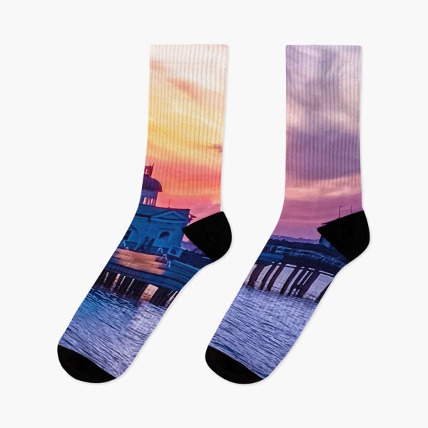 Item preview, Sunset out beyond the St. Kilda Pier - St. Kilda, Victoria, Australia designed and sold by Steven Jodoin.