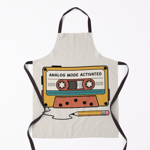 Item preview, Analog Mode Activated Vintage Cassette Pencil Rewind Design designed and sold by SplashTastic.