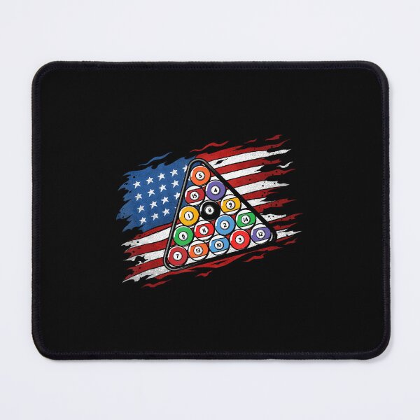 Item preview, Us American Flag Billiards Rack  Snooker Pool Player designed and sold by DeannaAntoin.