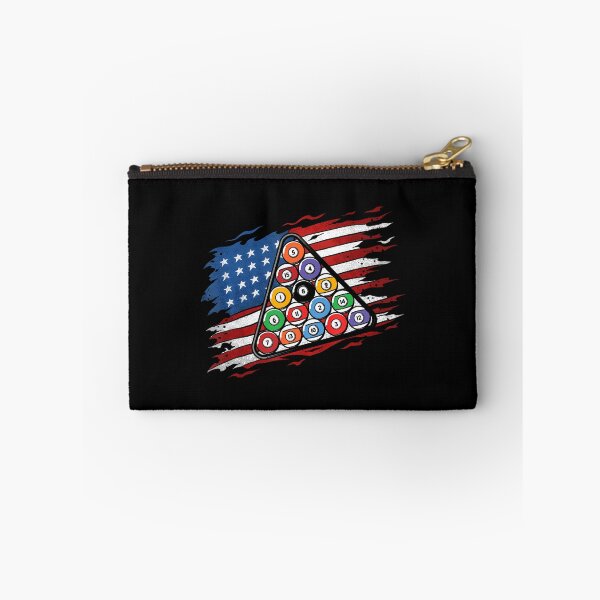 Artikelvorschau, Billardtisch mit US-amerikanischer Flagge, Snookerspieler entworfen und verkauft von DeannaAntoin.