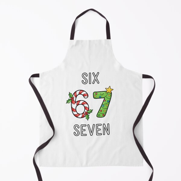 Item preview, Six Seven Meme Cute Festive Christmas Numbers designed and sold by chattsuede.