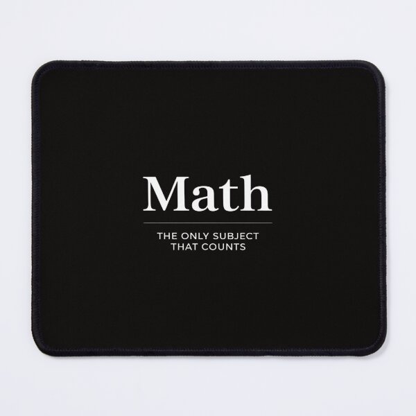 Item preview, Math The Only Subject That Counts Math Pun designed and sold by ForestMmost.