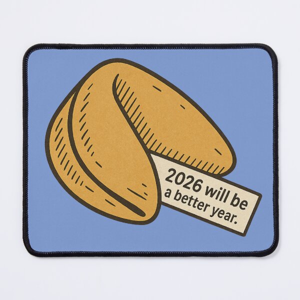 Item preview, 2026 Better Year Fortune Cookie Prediction designed and sold by ModkMerch.