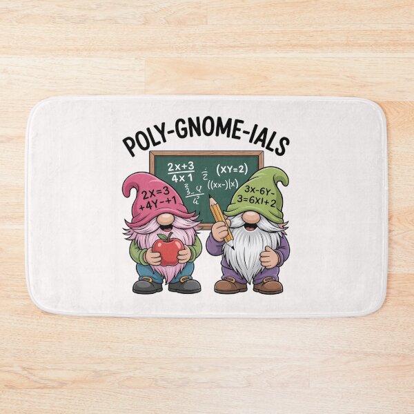 Item preview, Math Teacher Poly-gnome-ials Algebra Teacher Calculus designed and sold by ForestMmost.