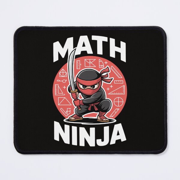 Item preview, MATH NINJA for Kids & Adults Mathematics Geek Gift designed and sold by ForestMmost.