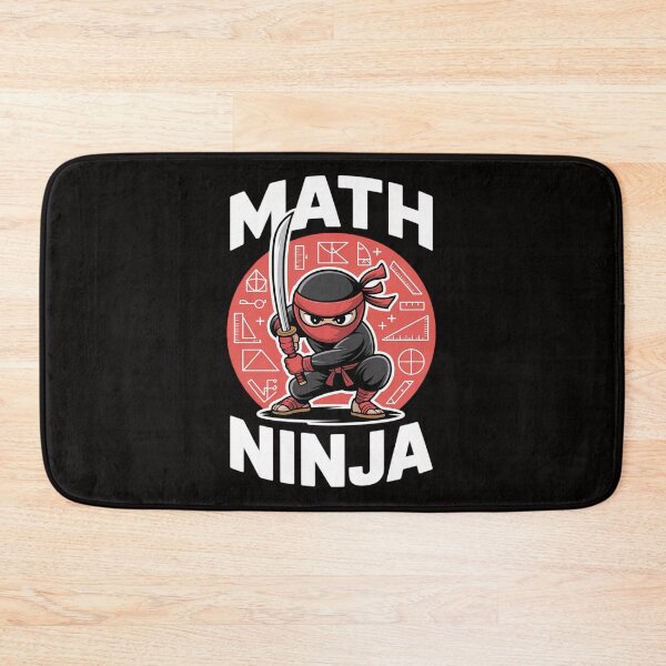 Item preview, MATH NINJA for Kids & Adults Mathematics Geek Gift designed and sold by ForestMmost.
