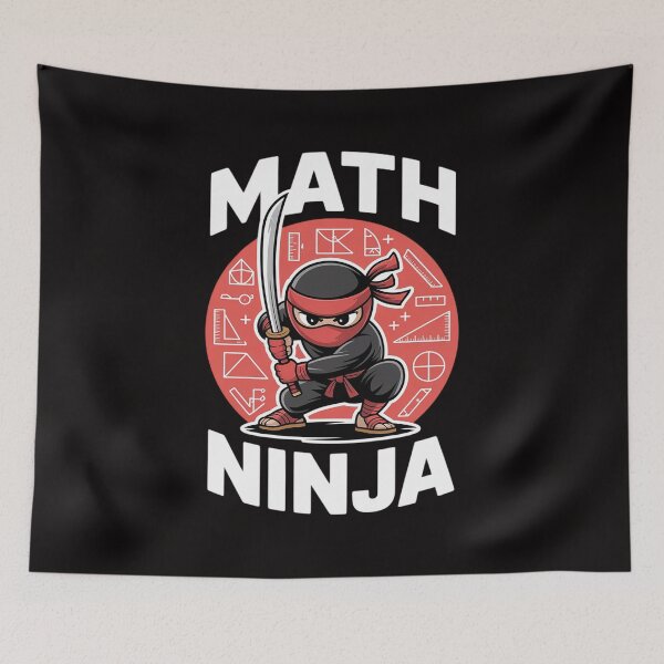 Item preview, MATH NINJA for Kids & Adults Mathematics Geek Gift designed and sold by ForestMmost.