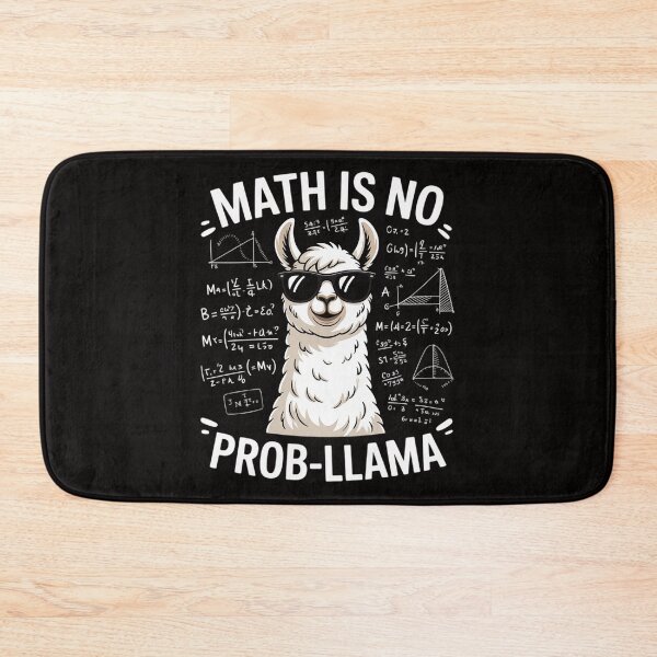 Item preview, Math Nerd Geek Llama Animal Alpaca Mathematician Math designed and sold by ForestMmost.