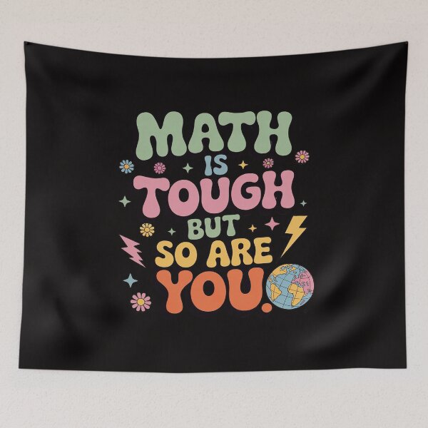 Item preview, Math is Tough But So Are You Back To School Math Teacher Men Women Kids designed and sold by ForestMmost.