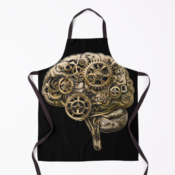 Item preview, Steampunk Brain Gears | Mechanical Mind Entrepreneur Gift designed and sold by HustleHardCo.