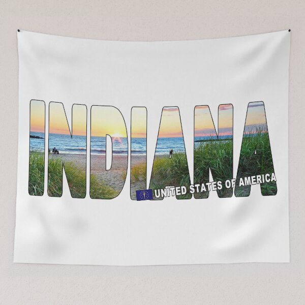Item preview, INDIANA United States of America - Indiana Dunes National Park Sunset designed and sold by Adam Gormley.