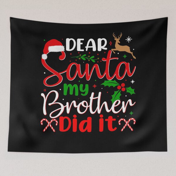 Item preview, Holiday It Retro My Brother Dear Funny Santa Christmas Vintage Did designed and sold by MediarMedic.
